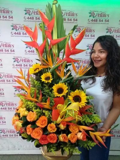 variedad de flores
