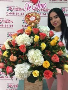 variedad de flores